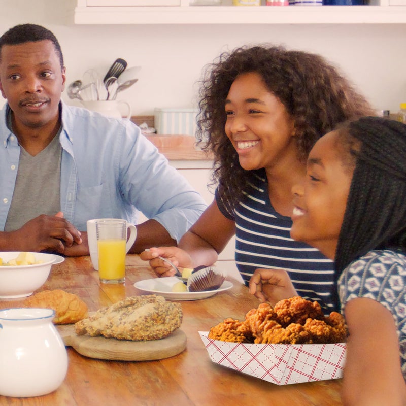 SNL 5lb Paper Food Trays, Durable, Made in USA. Holds Nachos, Fries, Hot Corn Dogs, Ice Cream and More. - 5 Pound Capacity, 50 Pack - Image 2